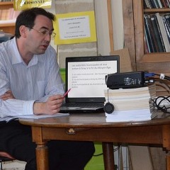 Samedi 14 mai 2016, Frédéric Genévrier a tenu une conférence sur « Les autorités municipales et leur action à Gray à la fin du Moyen Âge »