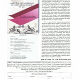 En octobre 2024, paraît le livre « La réforme de l’arrière-ban du comté de Bourgogne en 1610 » d’Alain Jacquenot.