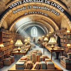 Samedi 13 décembre 2025 : vente annuelle de livres