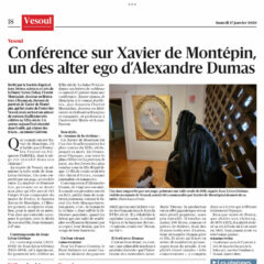 Article Est Républicain : Conférence sur Xavier de Montépin
