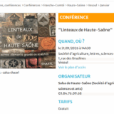 Samedi 31 janvier 2026 : Présentation du livre des Linteaux par Jean-Pierre BÉVALOT